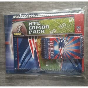 New England Patriots Notebook Combo Pack NFL Merch‎ NEW!!
